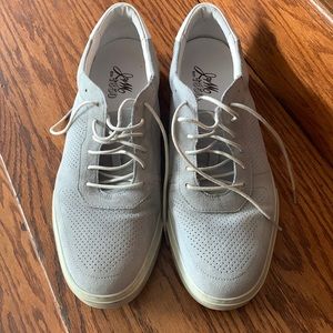 Men’s J&M Johnson & Murphy Gray Lace Up Shoes, size 12